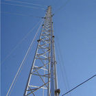 Mastro de Guyed da torre de comunicação móvel do triângulo equilateral