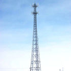 Torre 3 tubular de aço equipada com pernas galvanizada para Telecomunication